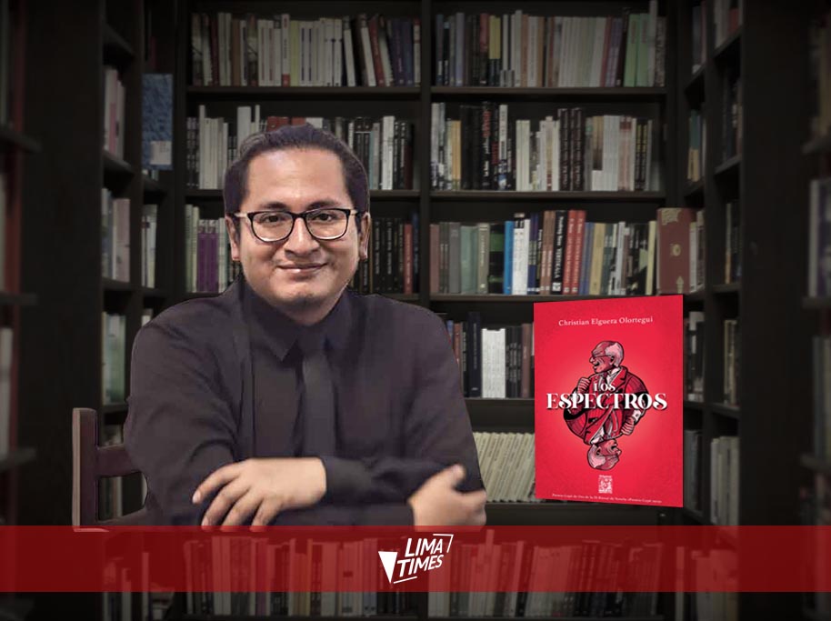 Christian Elguera autor de Los espectros, novela sobre Eudocio Ravines