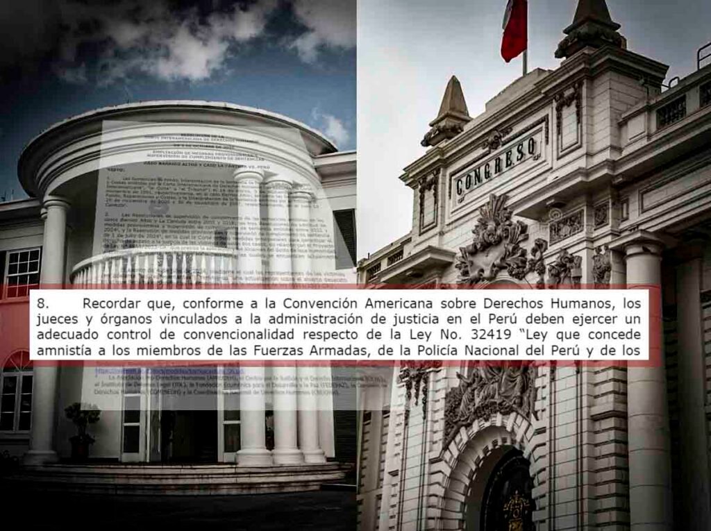 corte idh insta a jueces peruanos a desacatar leyes de amnistía e impunidad del congreso