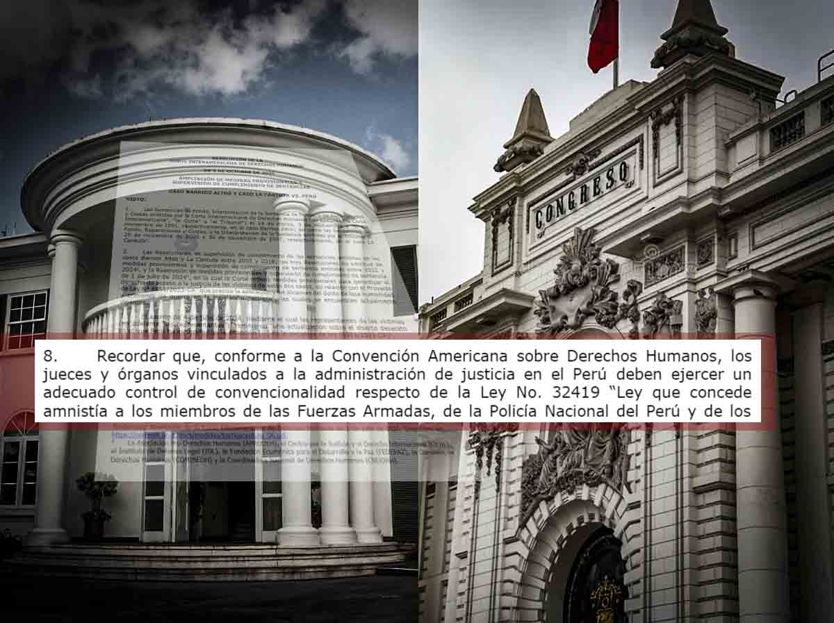 corte idh insta a jueces peruanos a desacatar leyes de amnistía e impunidad del congreso