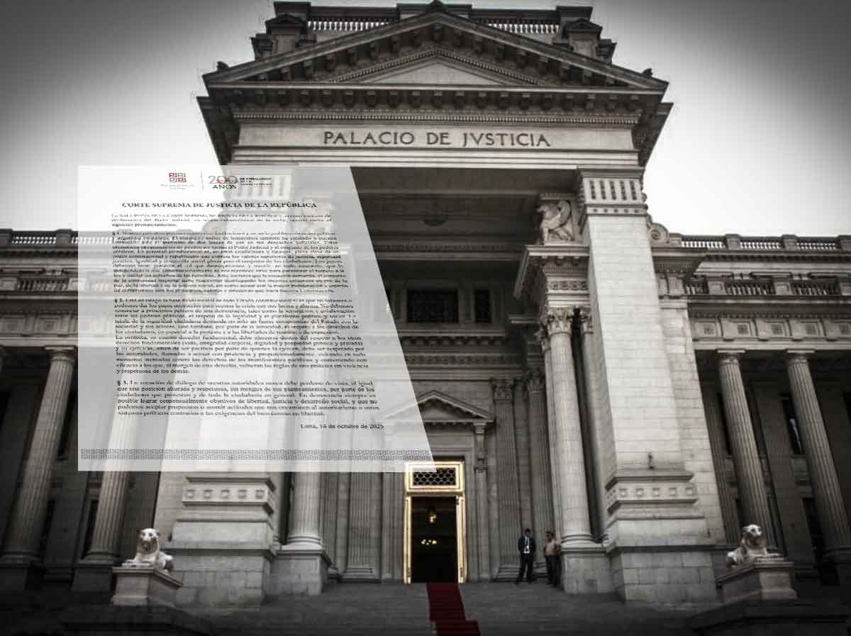 paro 15 de octubre poder judicial derecho a la protesta libertad de expresión asociación reunión