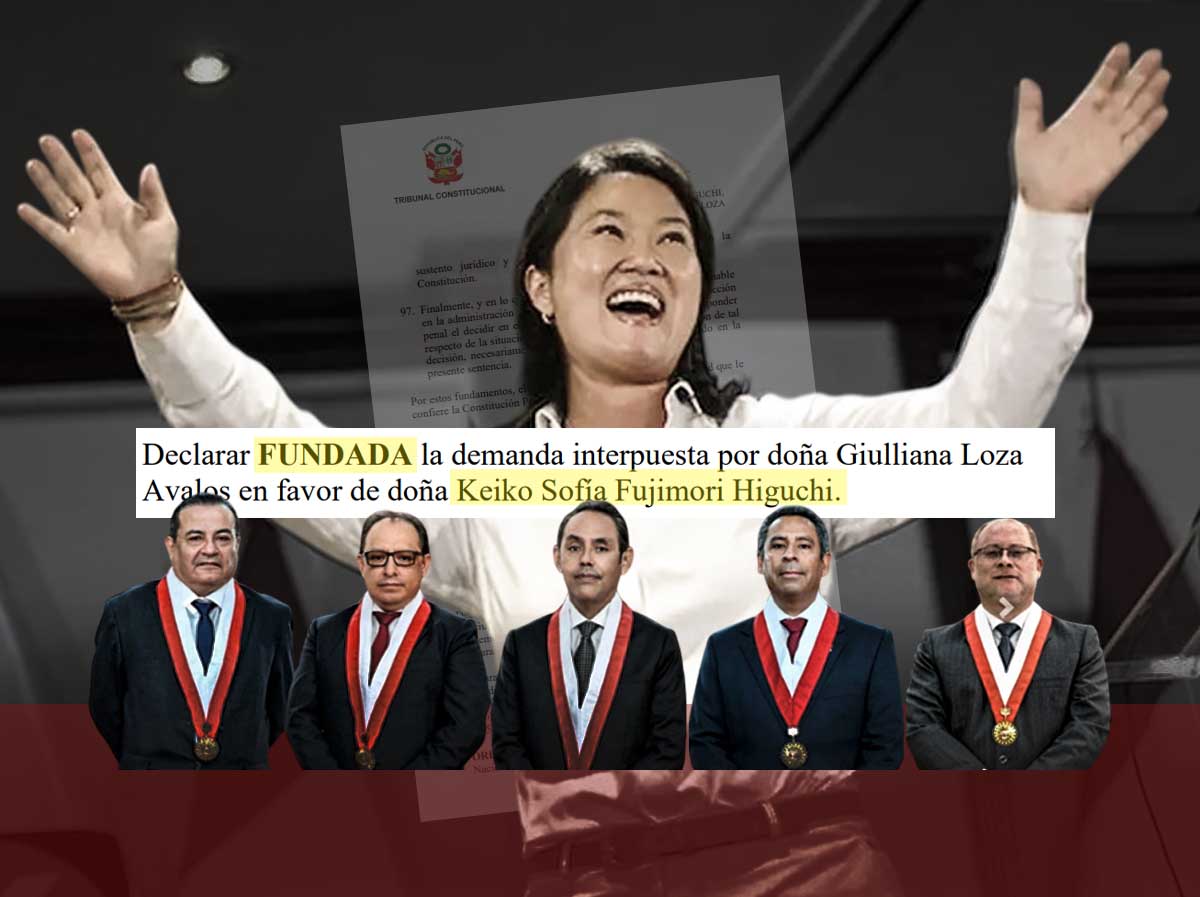 tribunal constitucional keiko fujimori archivo caso cocteles 2025