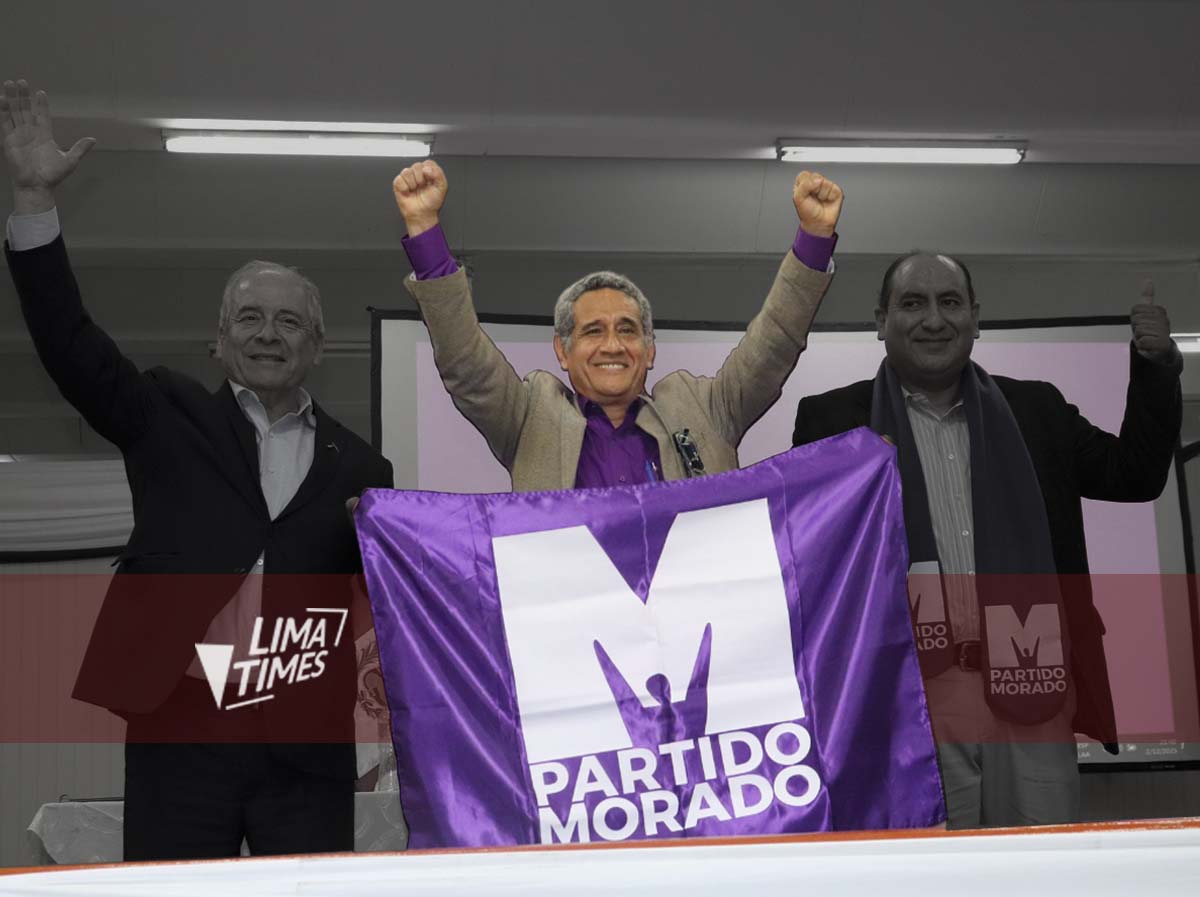partido morado elecciones 2026 mesias guevara richard arce