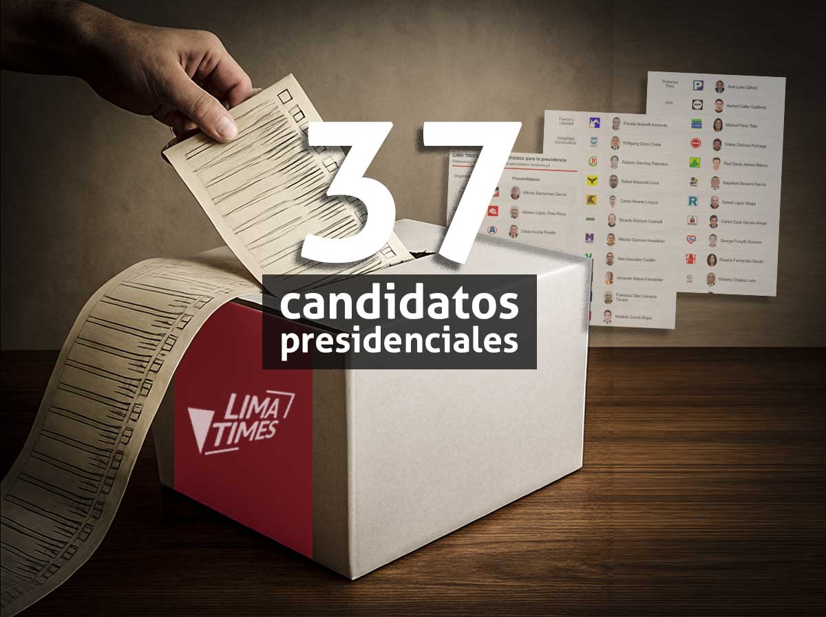 peru lista de candidatos presidenciales - elecciones 2026 - lista final