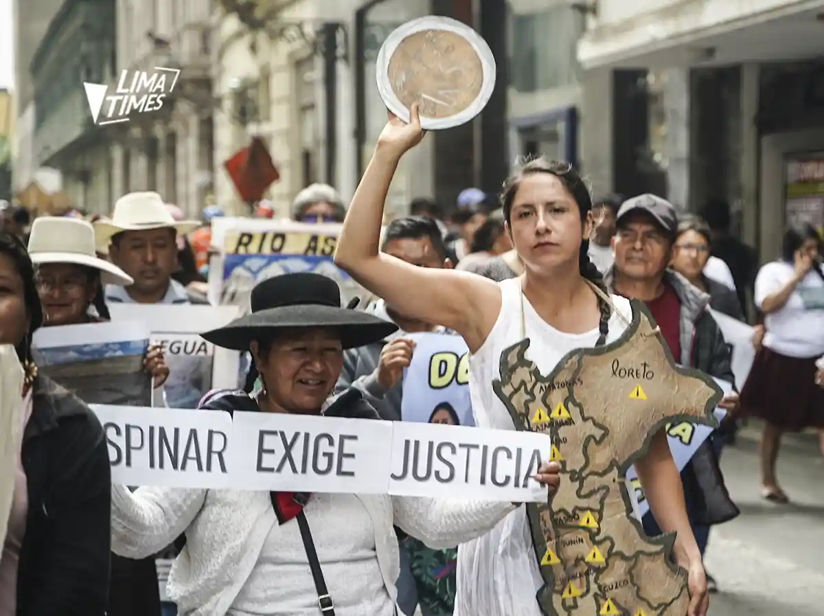 protesta afectados por metales toxicos peru