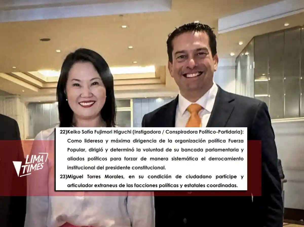 miki torres y keiko fujimori denunciados penalmente por conspiración