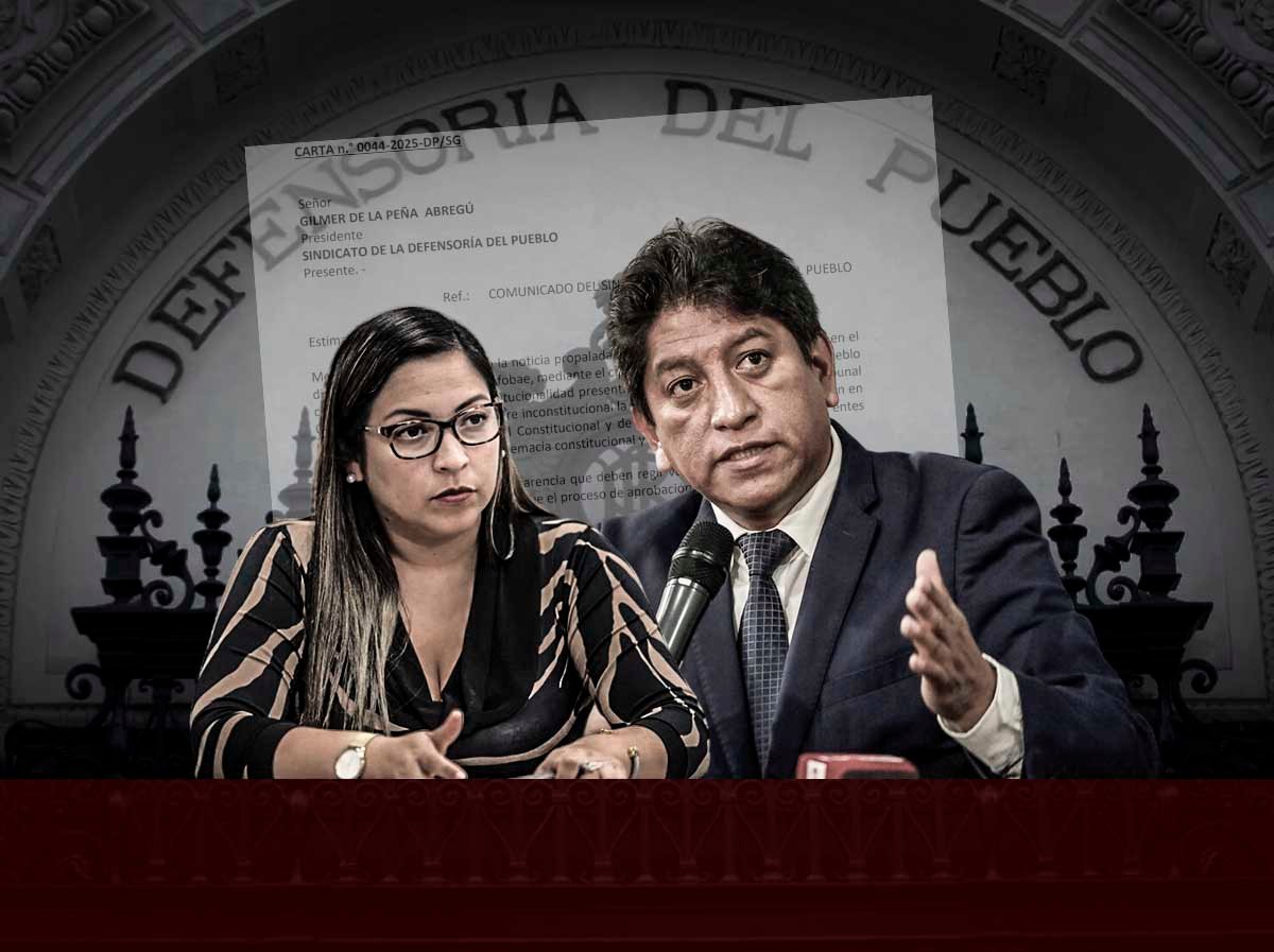 defensoria arbitrariedad contra el sindicato sin sustento legal giovanna gonzales soto