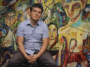Marcos Palacios, artista plástico peruano.