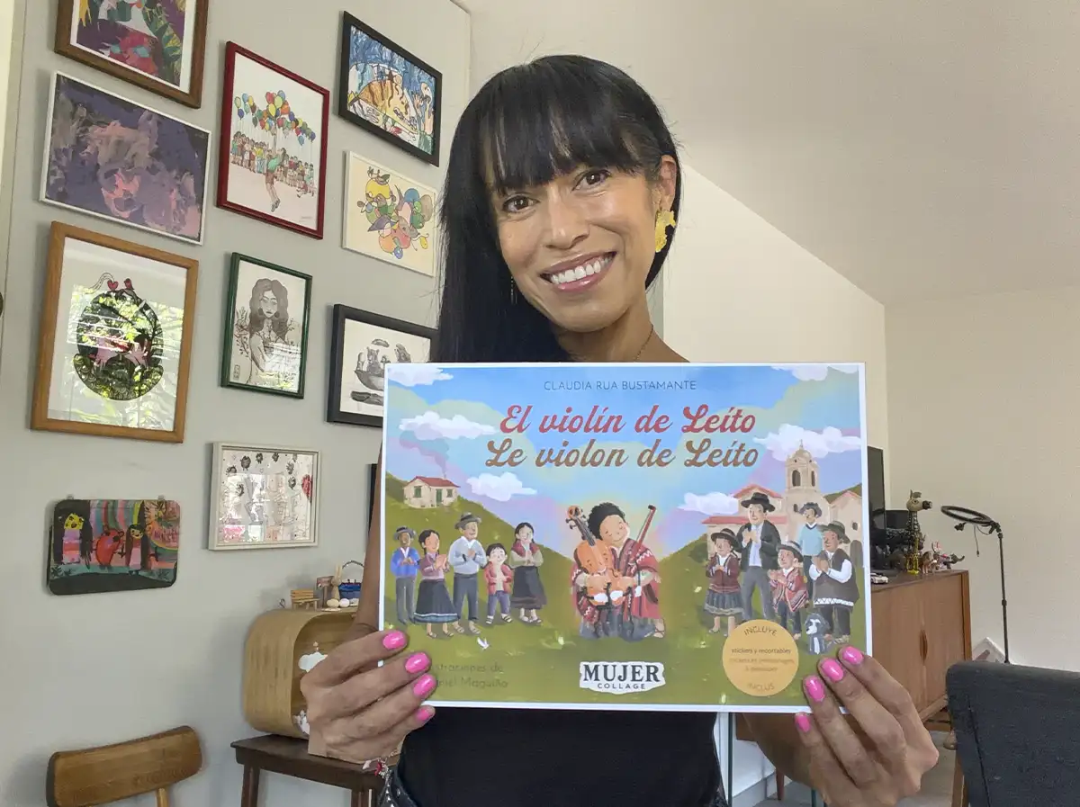 Claudia Rua Bustamante presenta el libro ilustrado El violín de Leíto