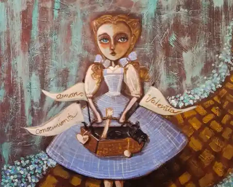 del cine al lienzo - el mago de oz de cecilia flores