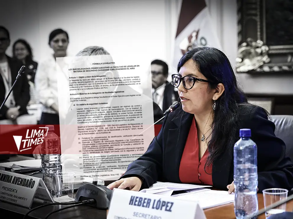 Comisión de Constitución aprueba dictamen para facultades legislativas solo sobre seguridad y El Niño